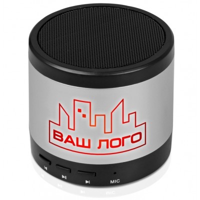 Портативная колонка Ring neon с красной подсветкой корпуса, арт. АКР5610201