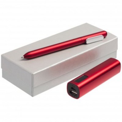 Набор подарочный "ручка+аккумулятор"