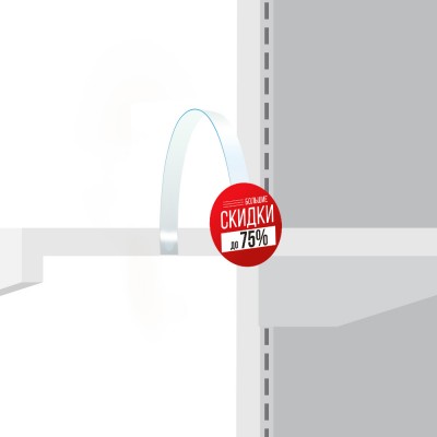 Воблер круглый 60х60 мм