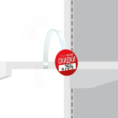 Воблер круглый  70х70 мм